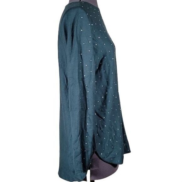 INC Embellished Light Sweater Sz S - Picture 3 of 10